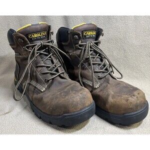 Carolina Waterproof‎ Composite Toe Work Boots CA3536 Men's Brown Size 10.5 D